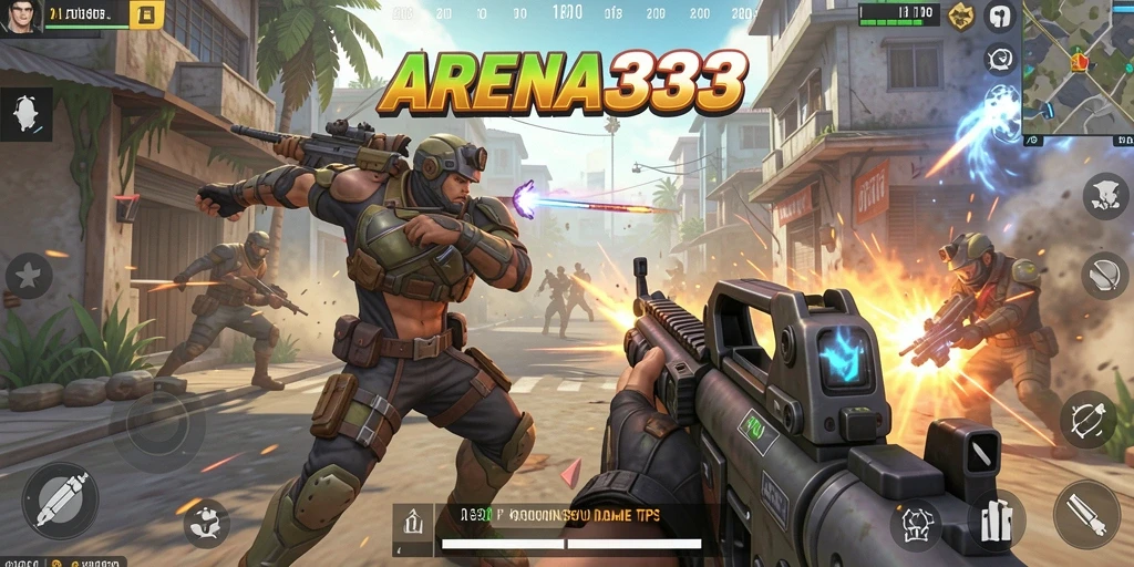 Gameplay seru dengan aksi pertarungan yang mendebarkan di ARENA333.