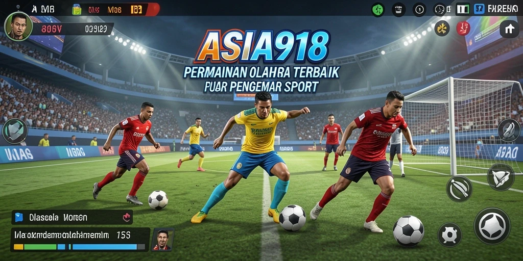 Menampilkan gameplay ASIA918 dengan intensitas olahraga yang tinggi.