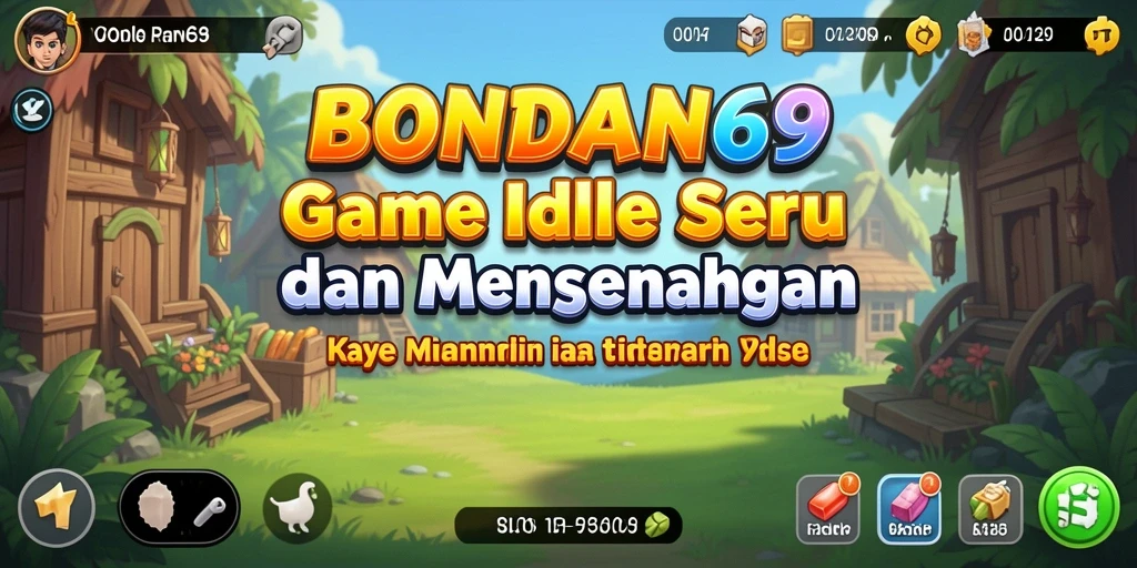 Tampilan gameplay BONDAN69 dengan karakter yang berkembang.
