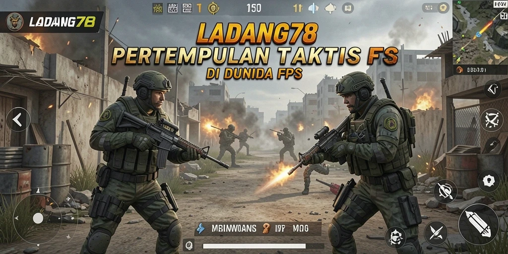 Tampilan gameplay seru di LADANG78 dengan aksi taktis yang mendebarkan.