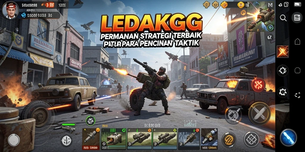 Gameplay menarik LEDAKGG dengan aksi strategi yang intens.