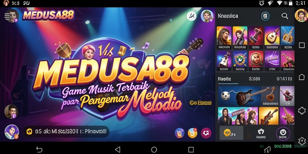 Screenshot utama MEDUSA88 menunjukkan pengalaman bermain yang seru dan penuh warna.