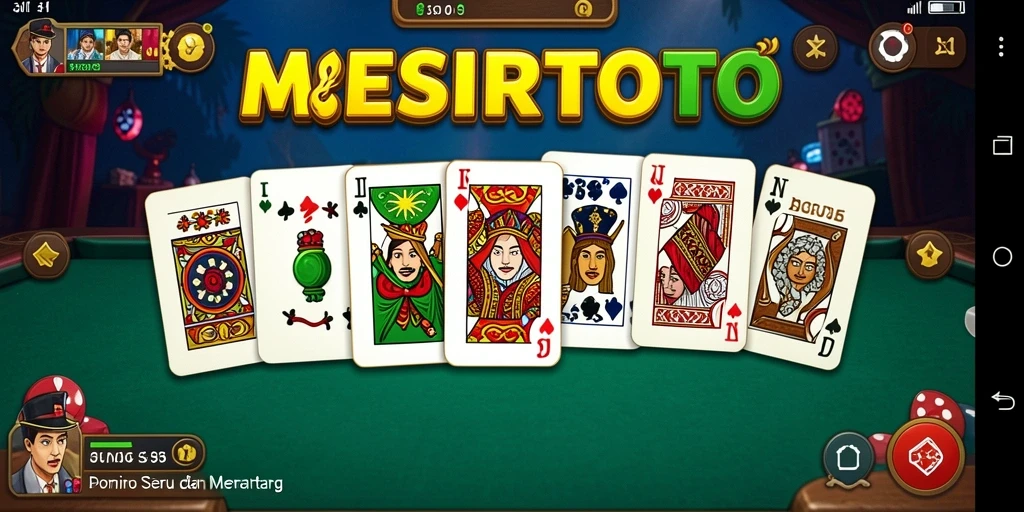 Gambar utama MESIRTOTO menampilkan gameplay menarik permainan Domino.