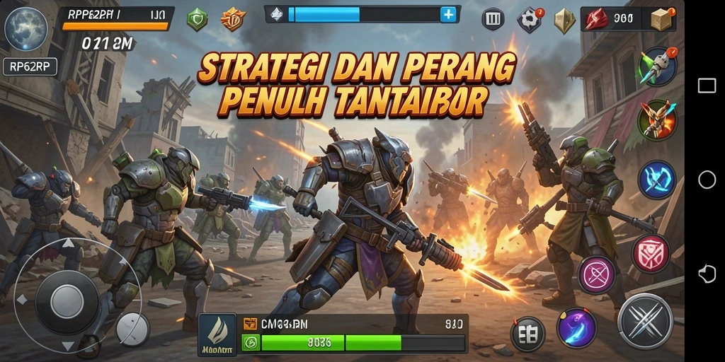 Tampilan taktik dan pertempuran di RP62RP yang mendebarkan.